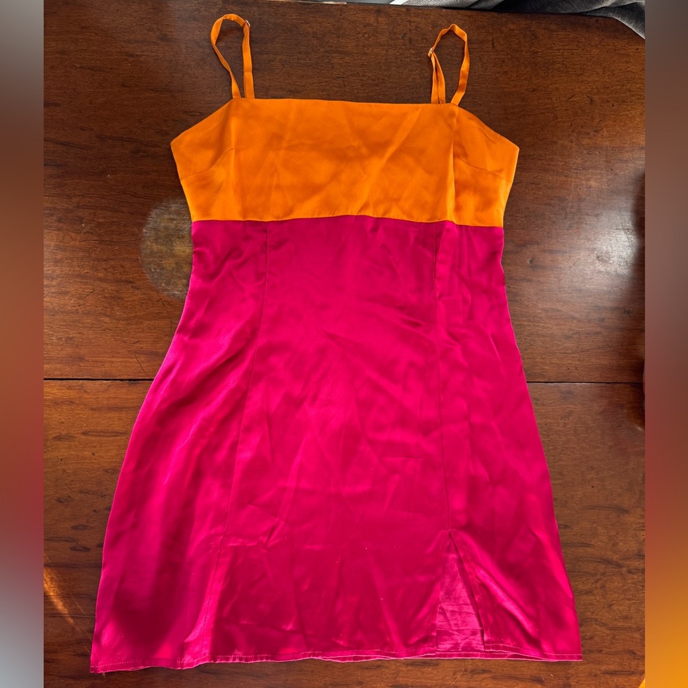 Reformation Two-Tone Mini Dress - Picture 2 of 3